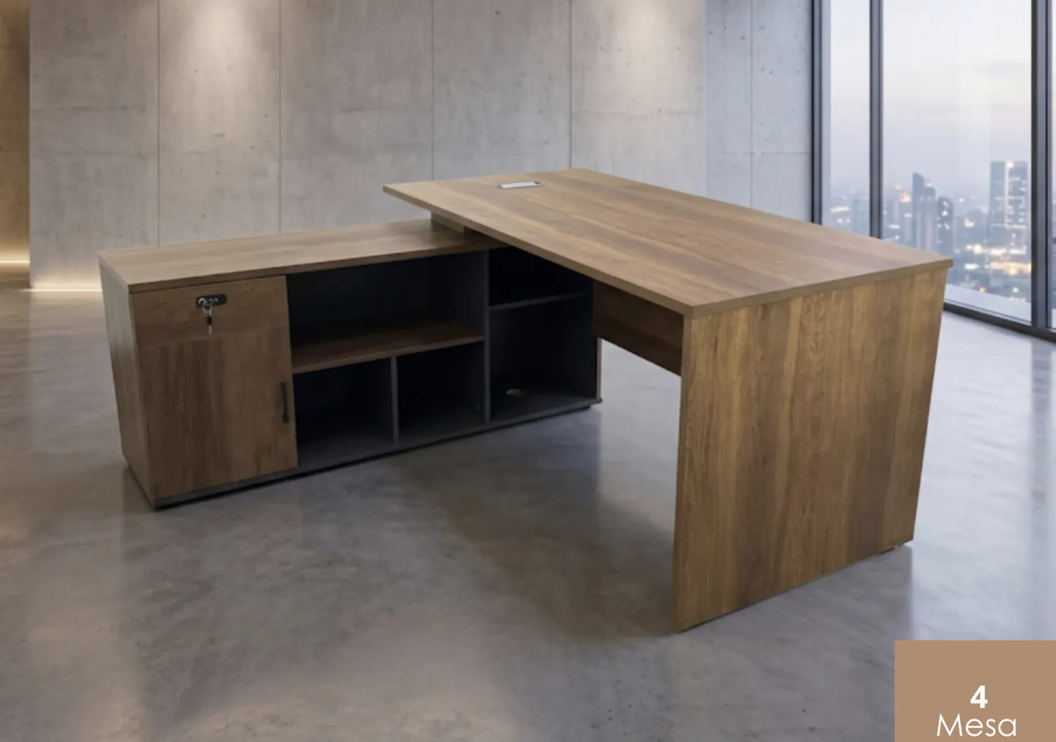 Mesa de escritório executiva 